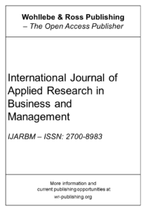 IJARBM Cover - Open Access Journal for Applied Research in Business and Management